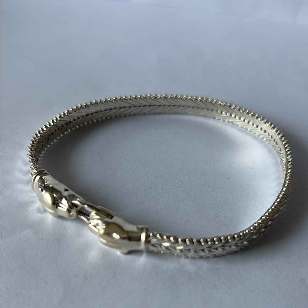 Panther Sterling Silver Bracelet
